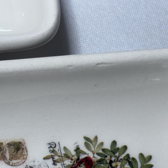 Effetti Handmade In Italy Christmas Small Rectangular Bowls-Set Of 3 - Picture 3 of 4